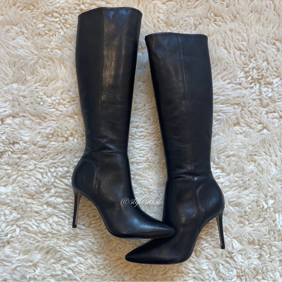 Schultz Magali Knee High Boots Black 36/6 NEW - Picture 2 of 12